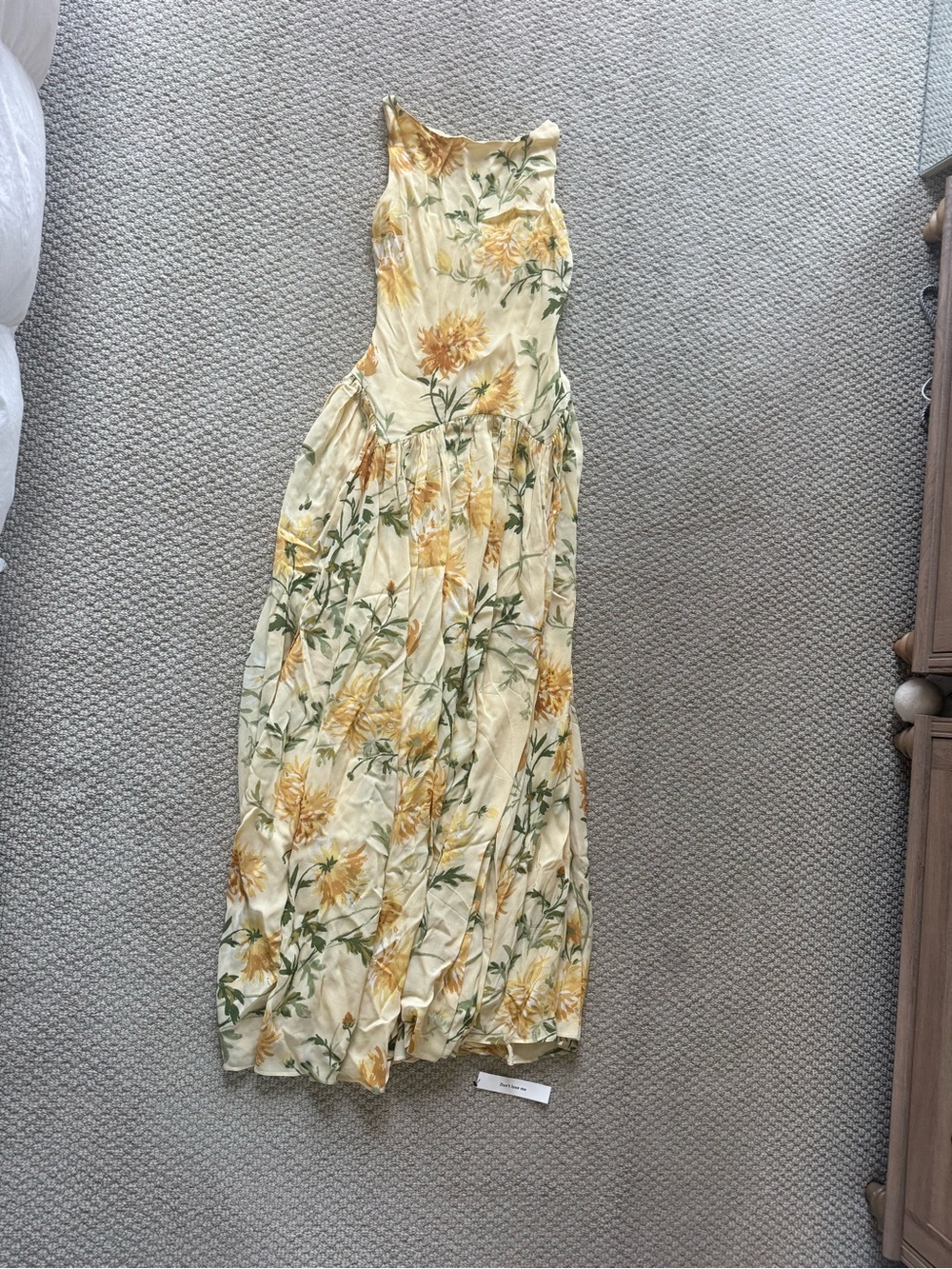 Reformation Camella Maxi Dress in Yellow Floral - Picture 6 of 6